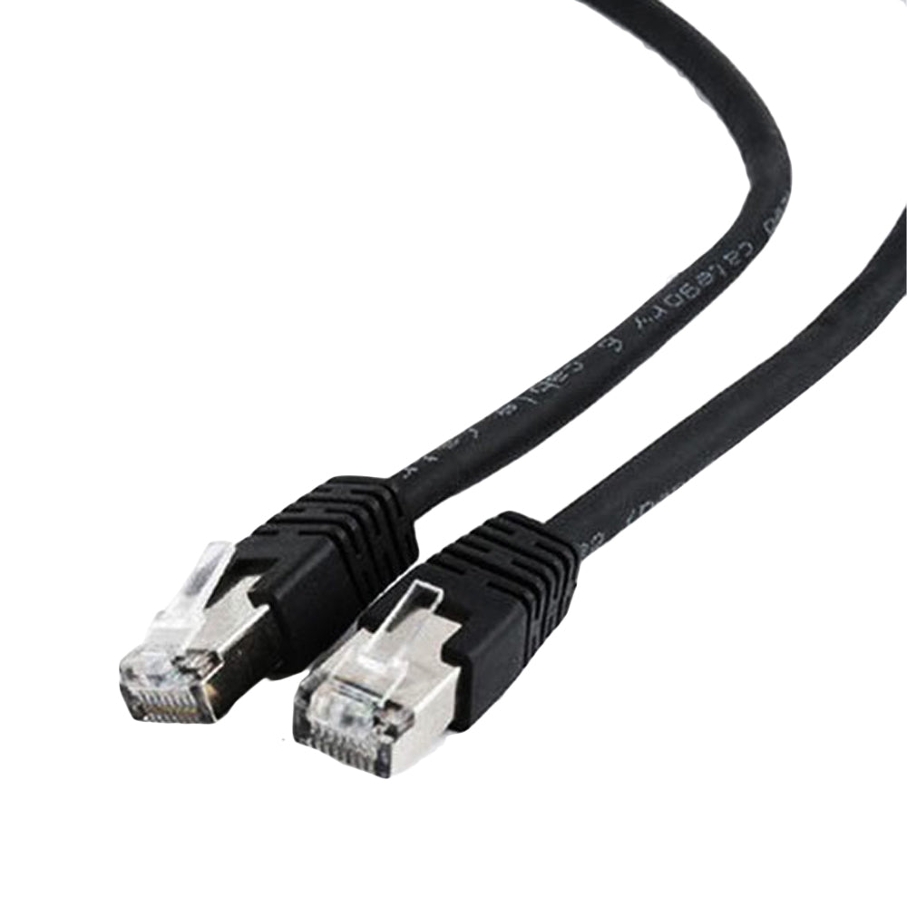 CABLEXPERT FTP CAT6 Patch Cord Black Shielded 1M