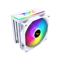 ARMAGGEDDON ARGB SILENT 12CM CPU COOLING FAN 6 HEAT PIPES WHITE