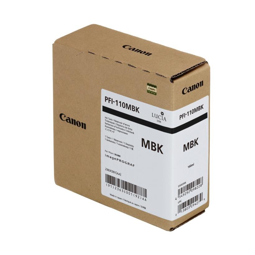 Ink Pingment Canon PFI-110MBK Matte Black 2363C001 160ml