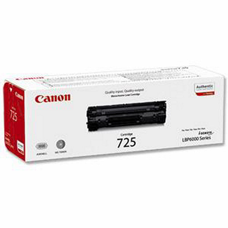 Toner Laser Canon Crtr All in One 725 Black - 1.6K Pgs