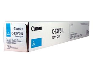 Toner Copier Canon C-EXV51LC Cyan -26K Pgs