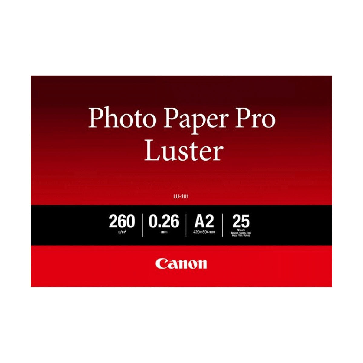 Canon Luster Paper A2 25 Sheets
