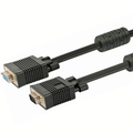 CABLEXPERT Premium VGA-Ext.HD15M/HD15F Dual-Shielded W/2*ferrite 3M Cable Black
