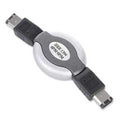 CABLEXPERT Compact Retractable Firewire (Ieee 1394 Standard) Cable 6PM TO 6PM Gold Plated Connector