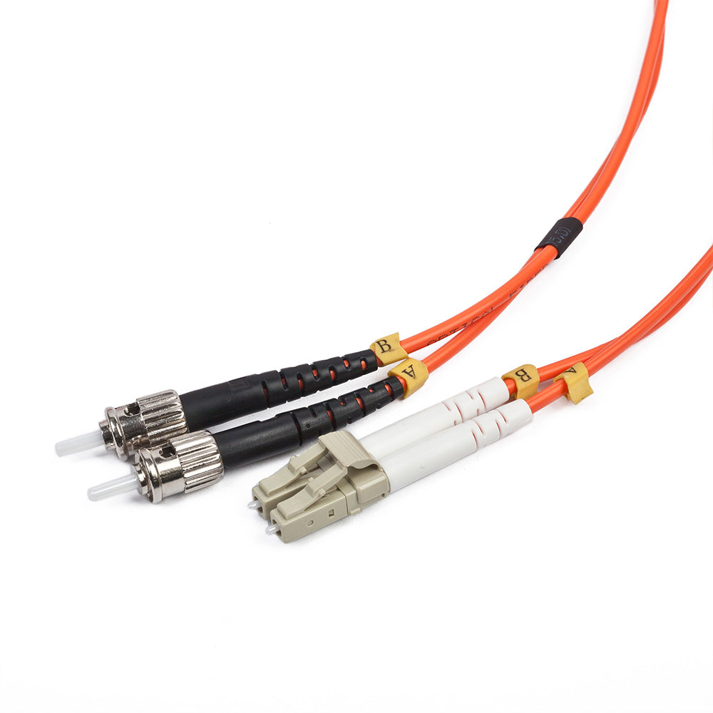 CABLEXPERT Multimode Duplex OM2 50/125 Fiber Optic Cable LC/ST 1M