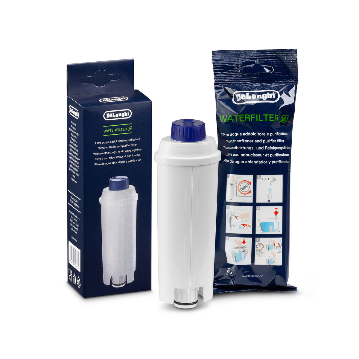 De'Longhi Wasserfilter 5513292811 ,  DLS C002 White