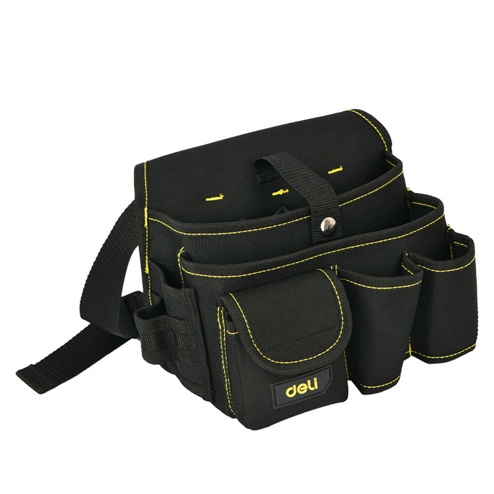 DELI Tool Waist Bag 25×14×22CM Black