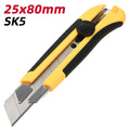 DELI UTILITY KNIFE 25MM SK5 YELLOW