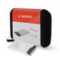 GEMBIRD USB 3,0 2,5' ENCLOSURE FOR 9,5MM DRIVE TRANSPARENT PLASTIC