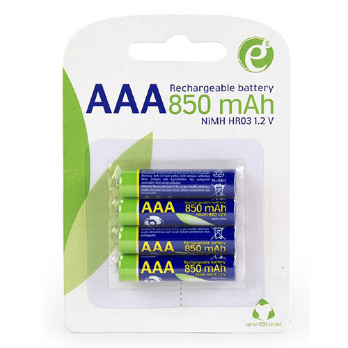 ENERGENIE Ready TO USE Recheargeable Batteries AAA 850MAH 4PCS/Pack