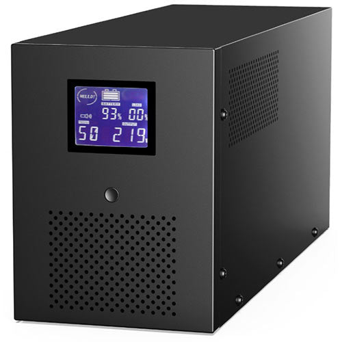 ENERGENIE UPS With USB And LCD Display 3000 VA Black