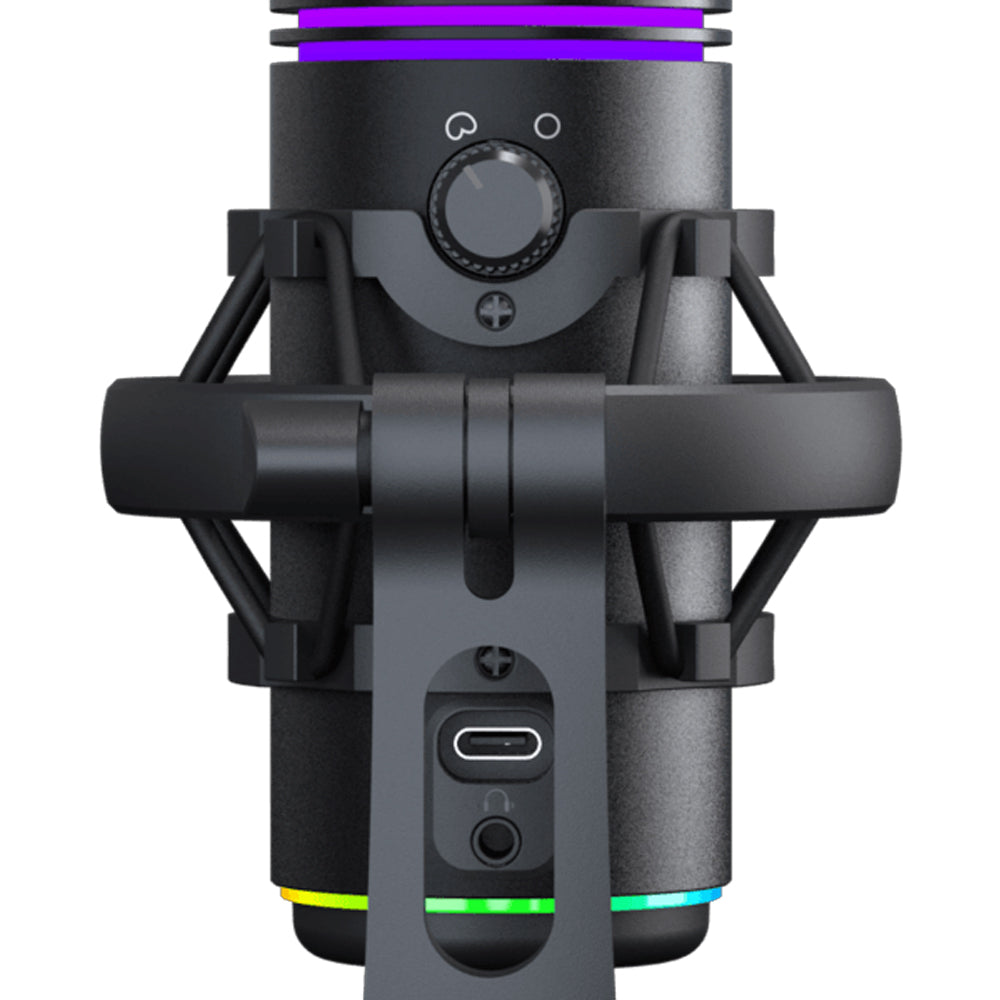 White Shark Touch Control Microphone DSM-07 RGB Light Black