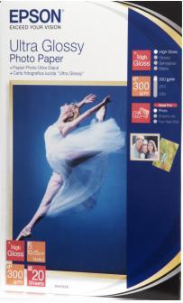 Ultra Glossy Photo Paper 10x15cm (4x6″), (20 sheets).