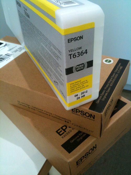 Ink Epson T6364 C13T636400 Yellow with pigment - 700ml
