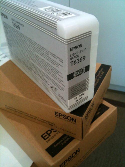 Ink Epson T6369 C13T636900 Light Light Black with pigment - 700ml