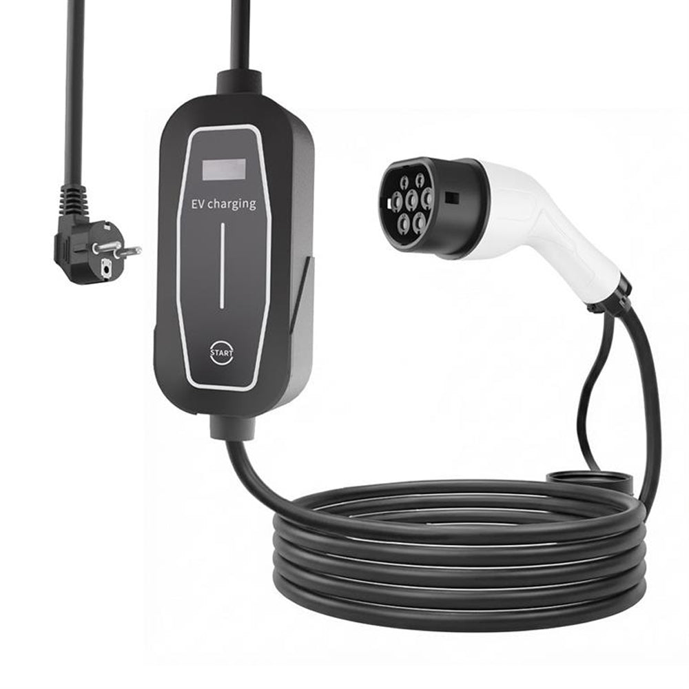 ENERGENIE Mobile EV Charger Schuko TO Type 2 16A 1-Phase 3.7KW 5M