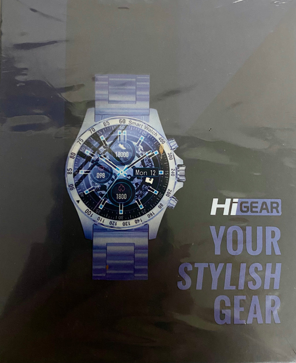 Smartwatch HiFuture HiGear 1.3" Μαύρο με Ατσάλινο Λουράκι