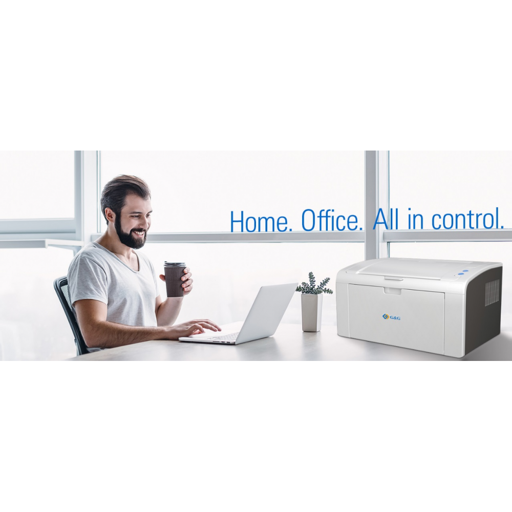G&G P2022W Ασπρόμαυρος Laser Εκτυπωτής με Wi-Fi