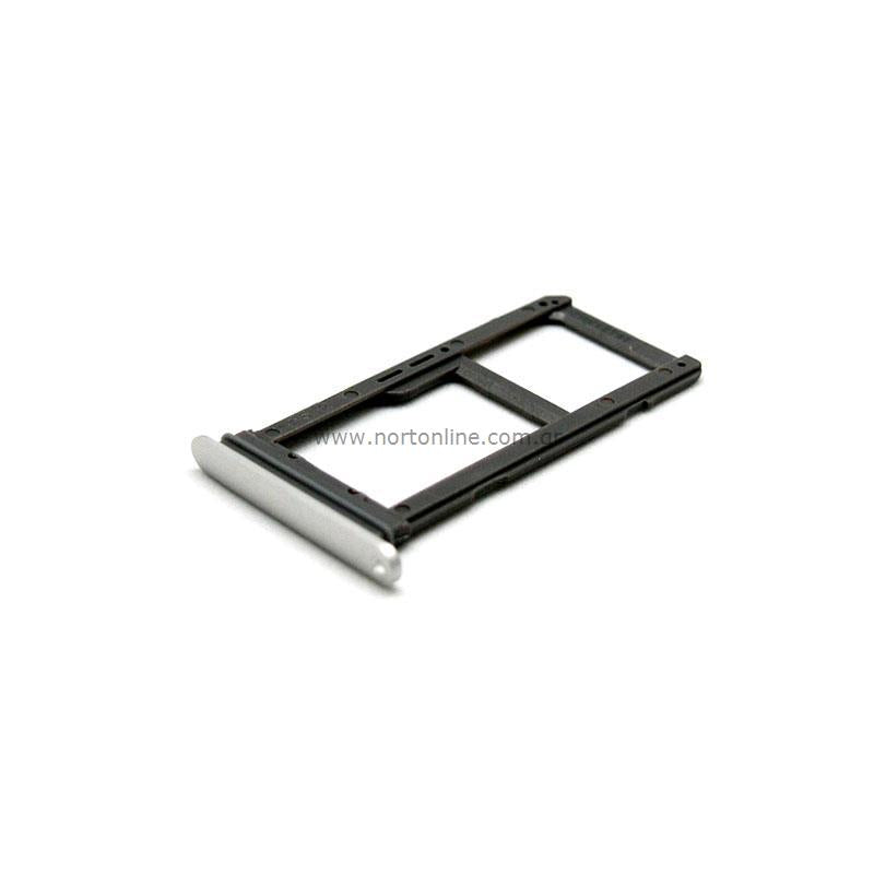 Βάση Κάρτας Sim & SD Samsung G935F Galaxy S7 Edge Λευκό (Original)