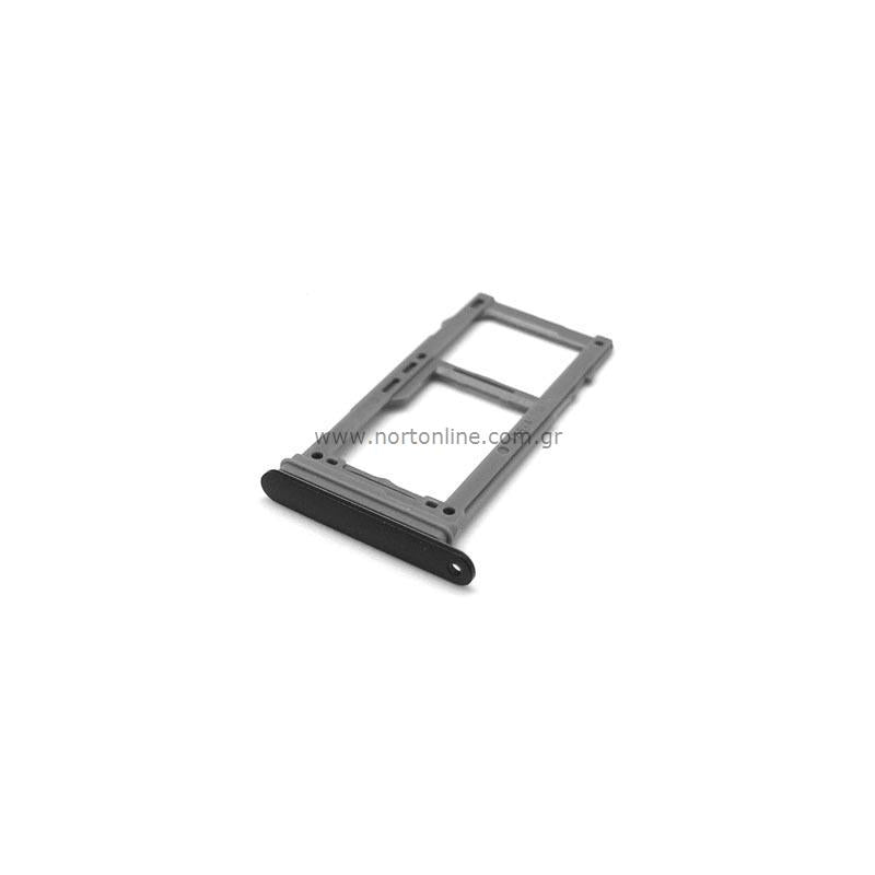 Βάση Κάρτας Sim & SD Samsung G960F Galaxy S9 Μαύρο (Original)