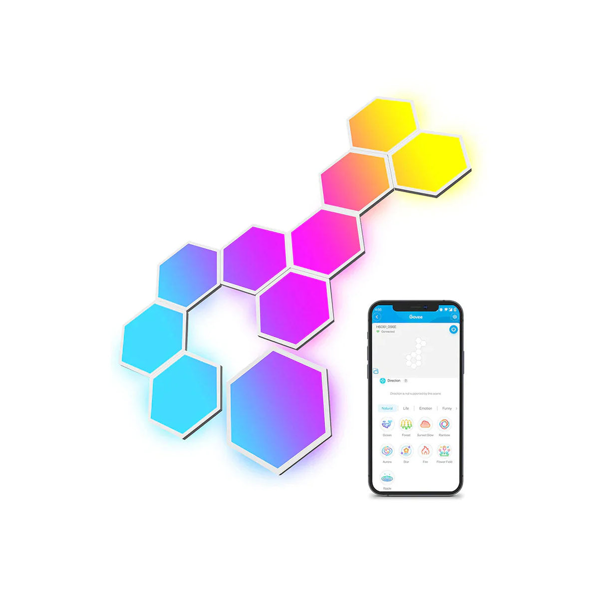 Govee Glide Hexa Light Panels (10-Pack) H6061