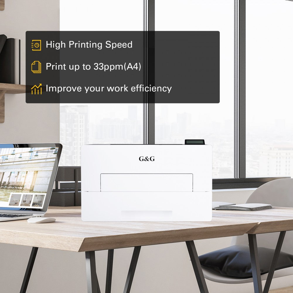 G&G GP3300DW Μονόχρωμος Εκτυπωτής Laser (Δίκτυο/Wi-Fi/Duplex)