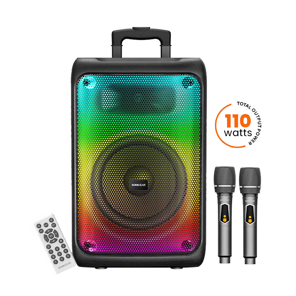 SONICGEAR RGB HDA Karaoke Speaker 110W Hyperbox 1200 Pro Black