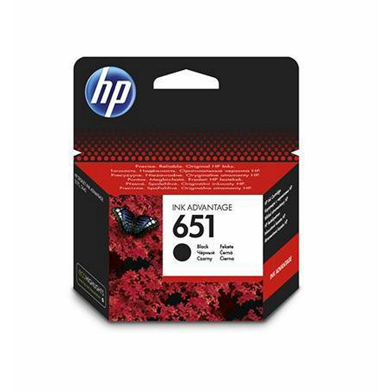 Ink HP No 651 Black 600pgs
