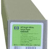 Bright White Inkjet Paper Roll HP 36″ (914mm) x 150 ft (45m) 90g