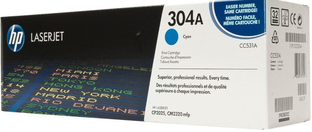 Toner Laser HP LJ CP2025 Cyan - 2.8K Pgs