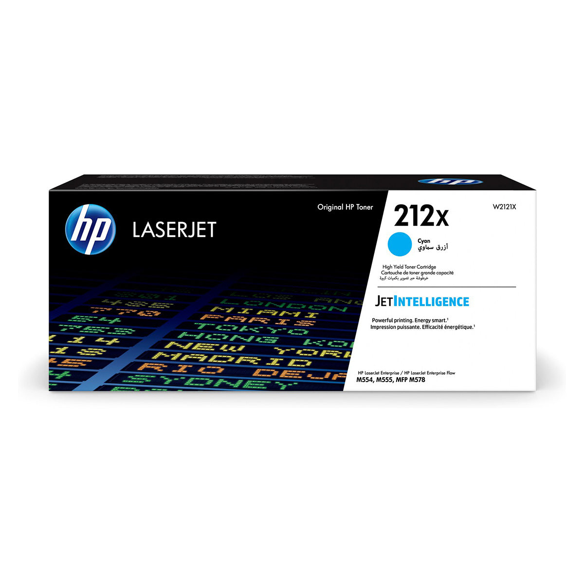 HP 212X High Yield Cyan Original LaserJet Toner Cartridge