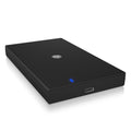 ICY Box External USB 3.2 2.5' SATA Enclosure With Combi-Cable Black