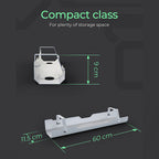 ICY Box Cable Management Tray For Desks White