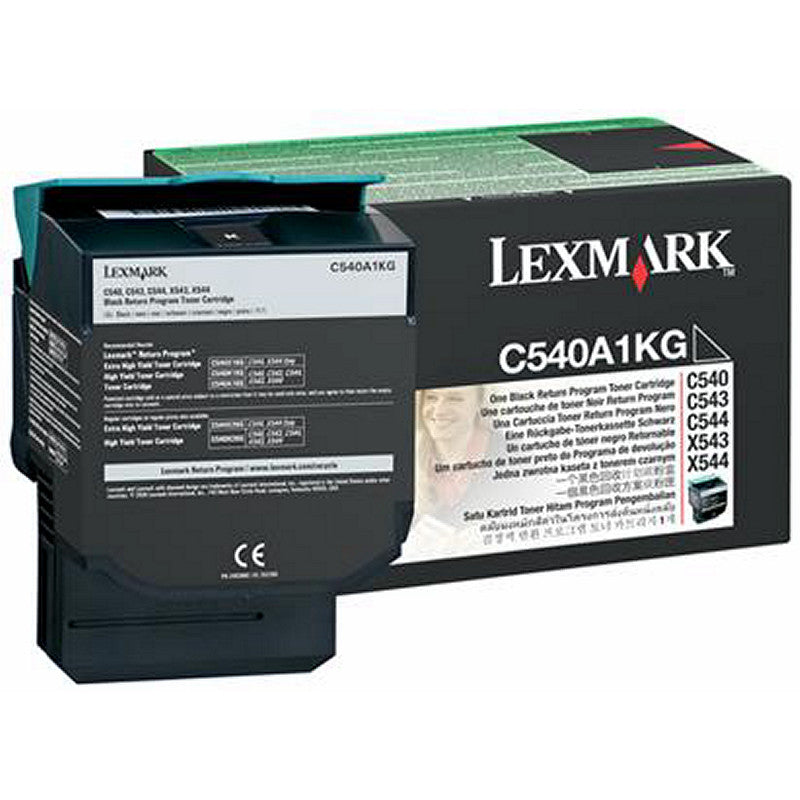 Toner Laser Lexmark C540A1K Black Low Yield 1K Pgs