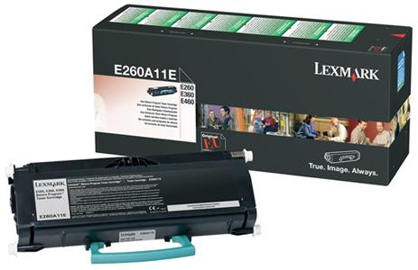 Toner Laser Lexmark 260A11E Black Low Yield 3.5K Pgs.