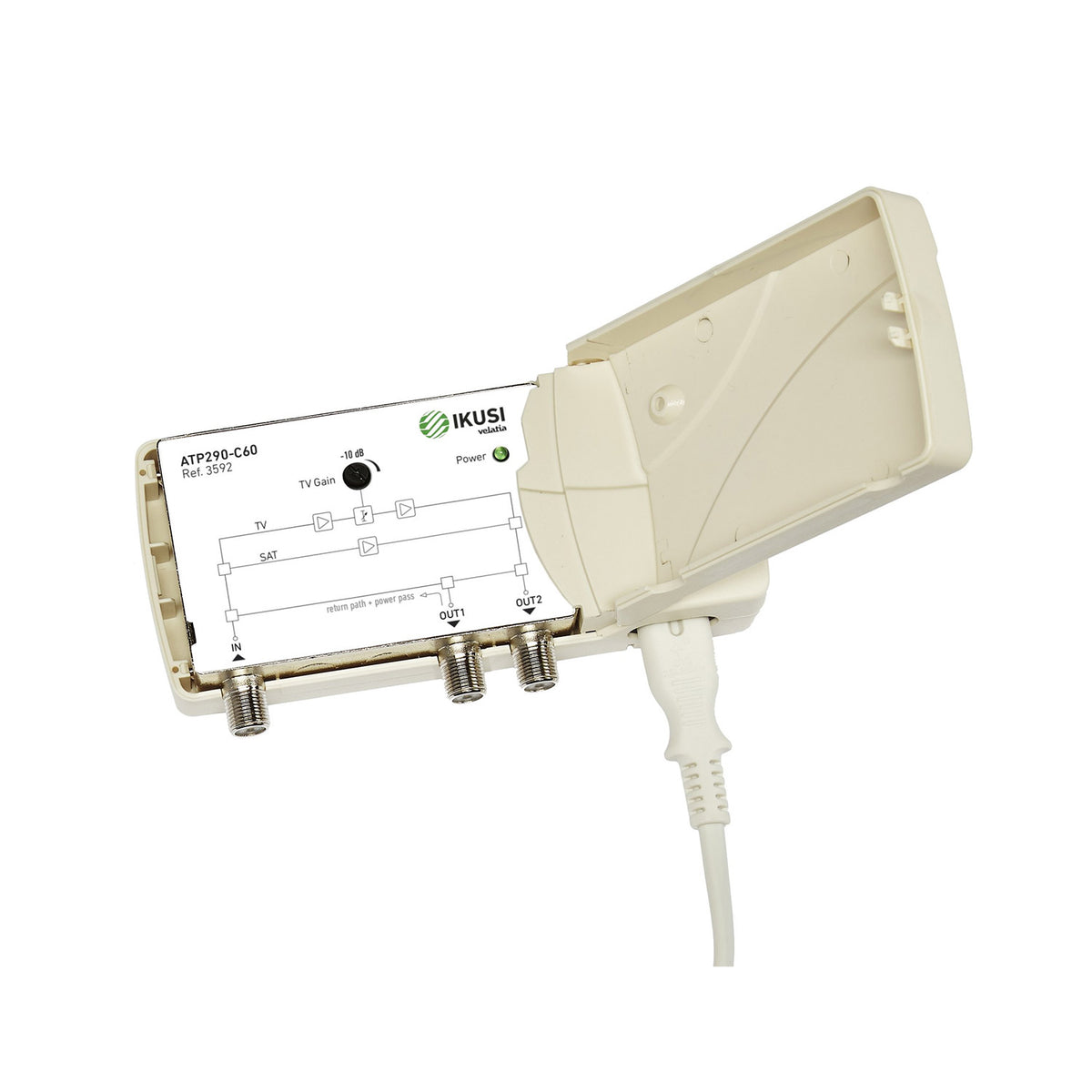 Ενισχυτής IKUSI ATP-290-C48 επίγειος/δορυφoρικός 47-694 MHz