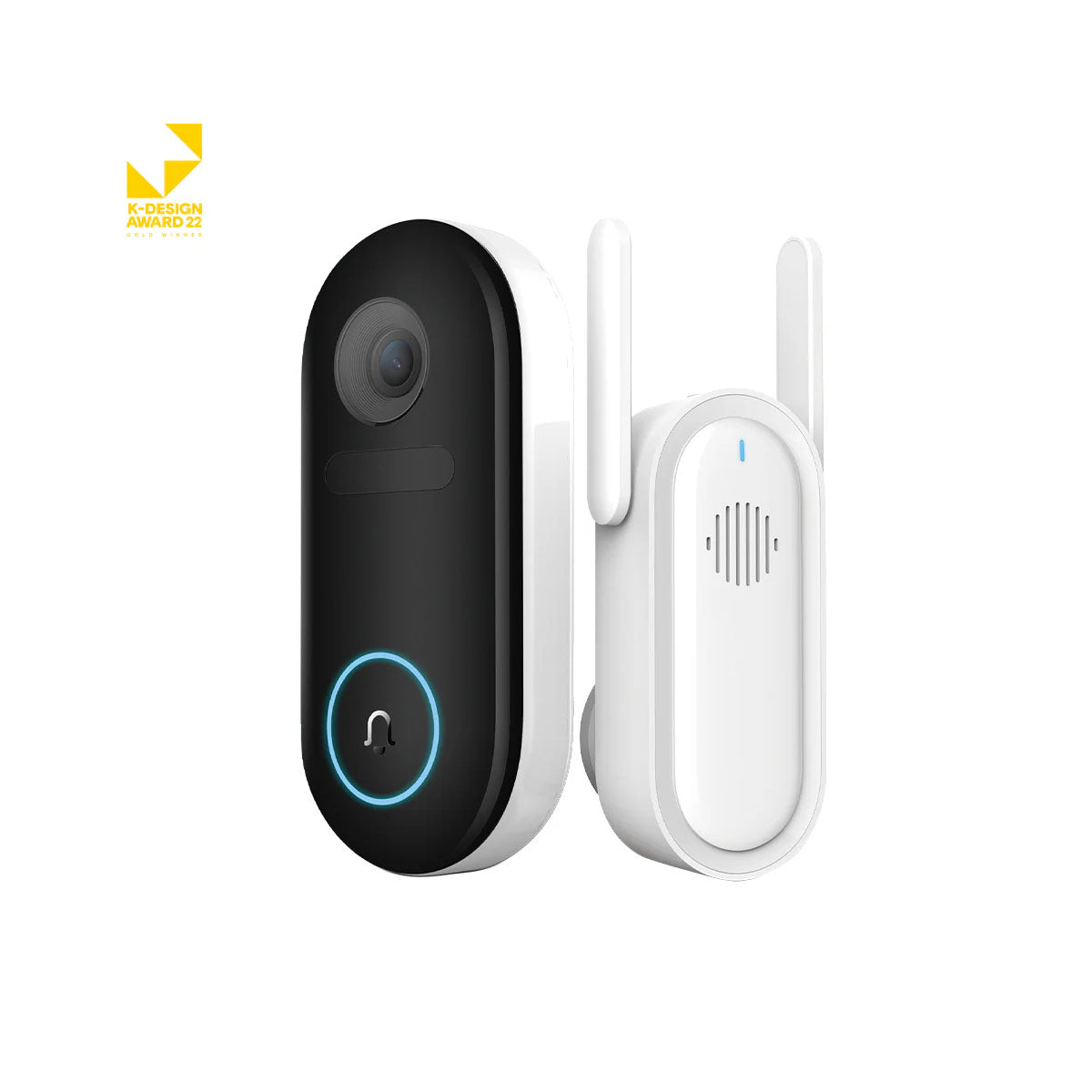 Imilab Doorbell 4MP 2.5K, 5200mAh Battery IP66 White - CMSXJ33A