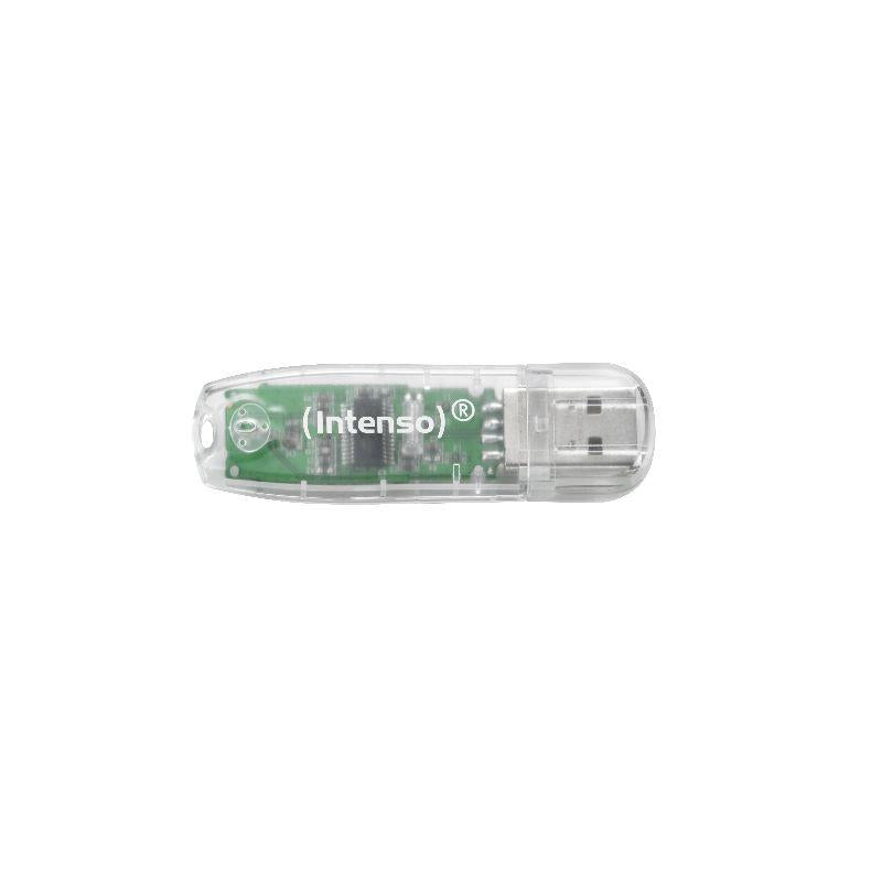 USB Stick Intenso 32GB 2.0 Rainbow Line Transparent