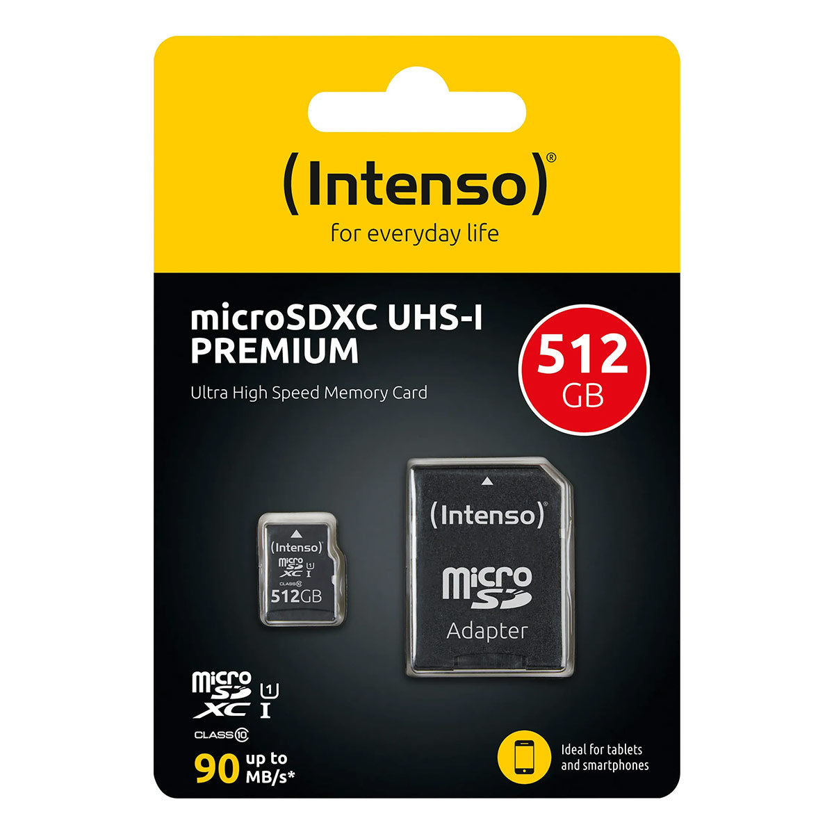 Intenso 512GB Micro SD - UHS-I - Premium