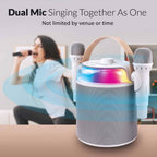 SONICGEAR BT5.3 Portable RGB Karaoke Wireless Speaker IOX K800 White