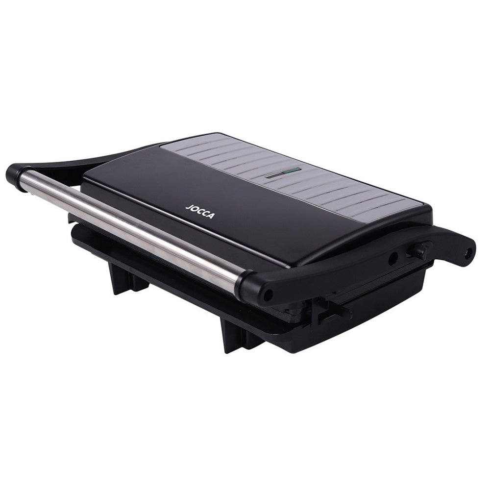JOCCA Panini Grill 2 Slices 1000W Black
