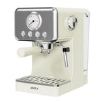 JOCCA Retro Espresso Coffee Machine 15 Bars With Removable Deposit 1.7L Creme