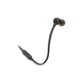 JBL T110E, InEar Universal Headphones 1-button Mic-Remote (Black)