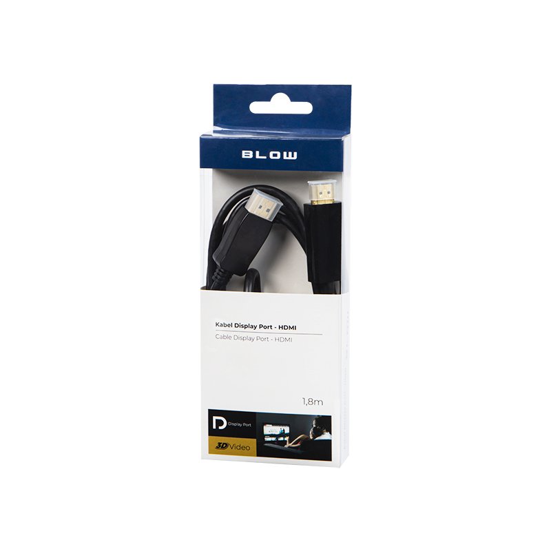 Καλώδιο DisplayPort - HDMI 1.8m BLOW