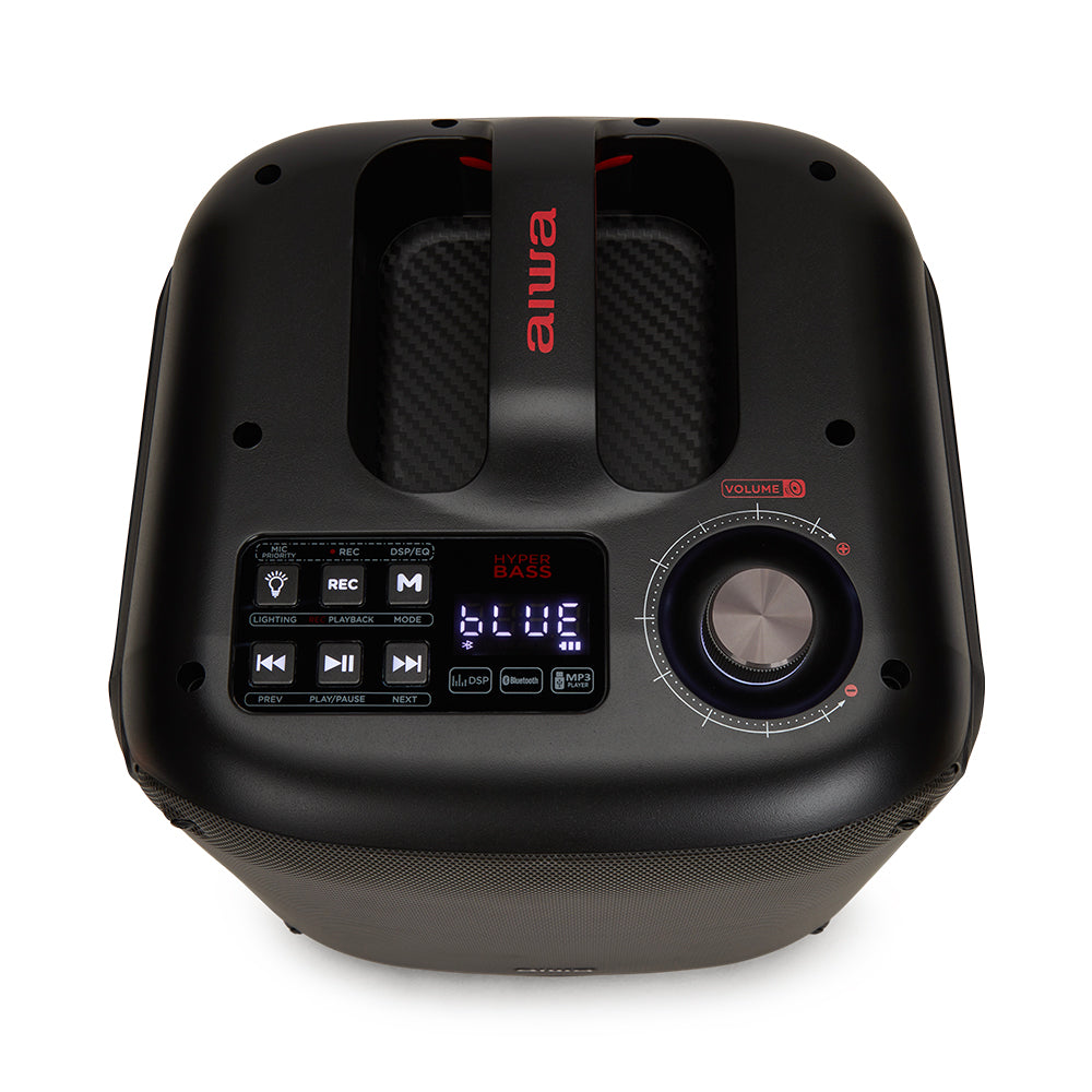 AIWA Bluetooth Portable Party Speaker With 8” Hyperbass Woofer