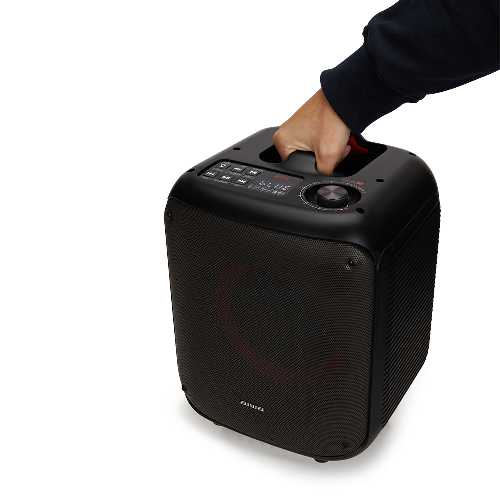 AIWA Bluetooth Portable Party Speaker With 8” Hyperbass Woofer