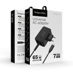 Universal φορτιστής laptop USB-C 65W για Dell/HP/Lenovo/Sony/Samsung με αποσπώμενο καλώδio Kruger&Matz