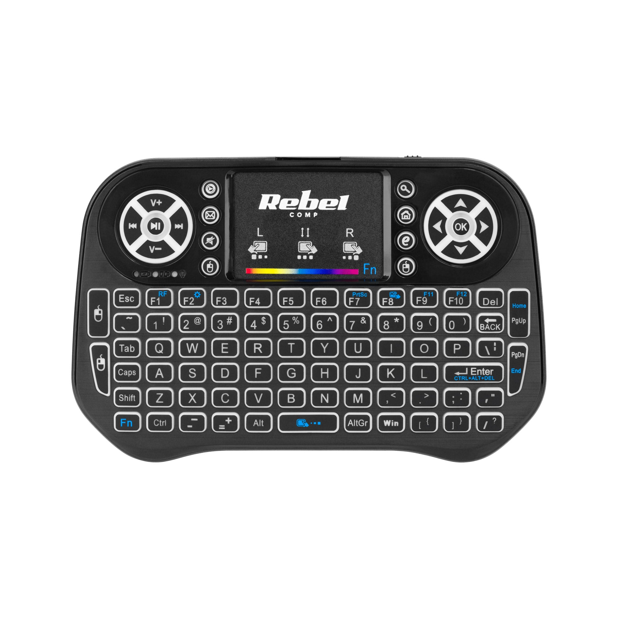 Ασύρματο πληκτρολόγιο Rebel Mini Q5 Smart TV BOX