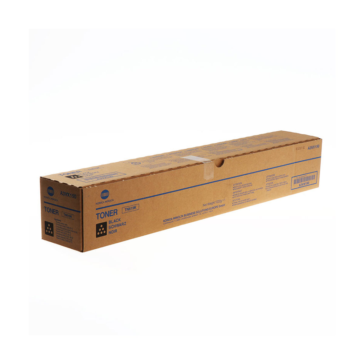 Konica Minolta TN-619K Black Toner - A3VX150