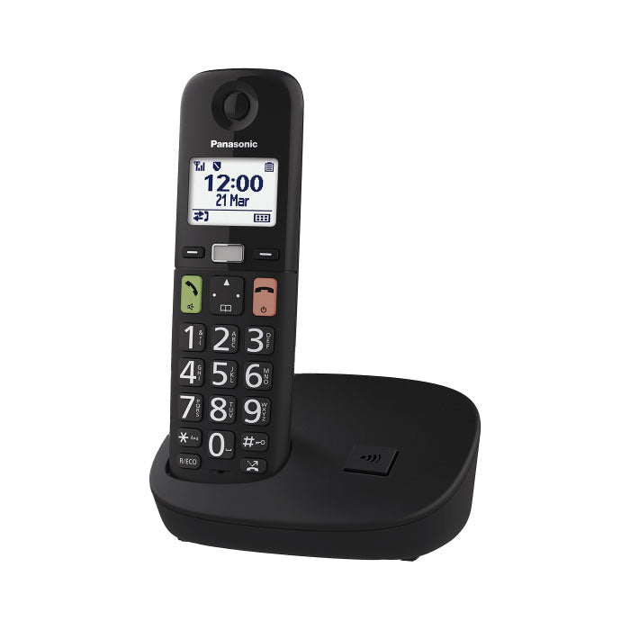 Panasonic ασύρματο τηλέφωνο KX-TGU110EXB με μεγάλα κουμπιά